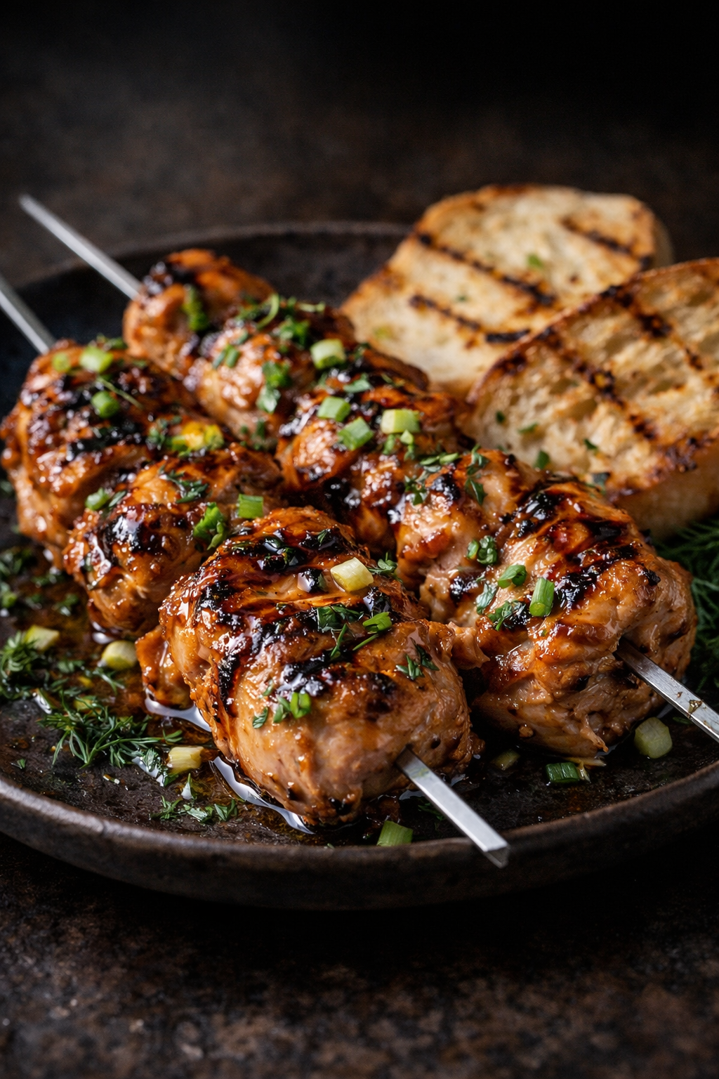 Schaschlik Spieße frisch vom Grill